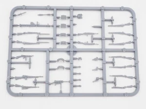 WARLORD GAMES WW2 US INFANTRY WEAPONS PART SPRUE. GREEN 1167 - Imagen 1 de 1
