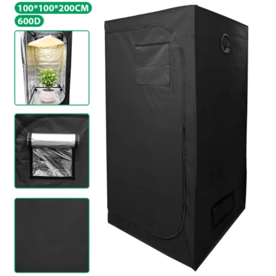 MARKENLOS Grow Box serra tenda da coltivazione armadio da coltivazione armadio da coltivazione 100 x 100 x 200 cm Kingpower