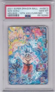 PSA10 2021 Super Dragon Ball Heroes Big Bang Mission 6 ASEC2 Son Goku décimo año - Imagen 1 de 2