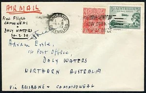 19 Feb.1930 (AAMC.151) Camooweal - Daly Waters cover, flown, signed by the pilot - Picture 1 of 2