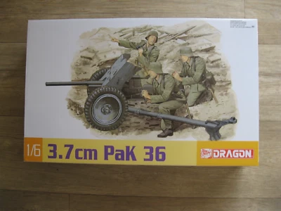 DRAGON 75002 3,7cm "PAK 36" 1:6 *NEVER OPENED = STILL SEALED* - Bild 1 von 3