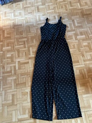 Gepunkteter schwarzer Jumpsuit Jumpy Von Jdy Only Gr. M, Neu - Bild 1 von 3
