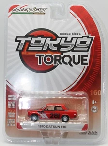 Greenlight 2019 Tokyo Torque R6 Red 1970 Datsun 510 #281 Scale 1:64 - Picture 1 of 8