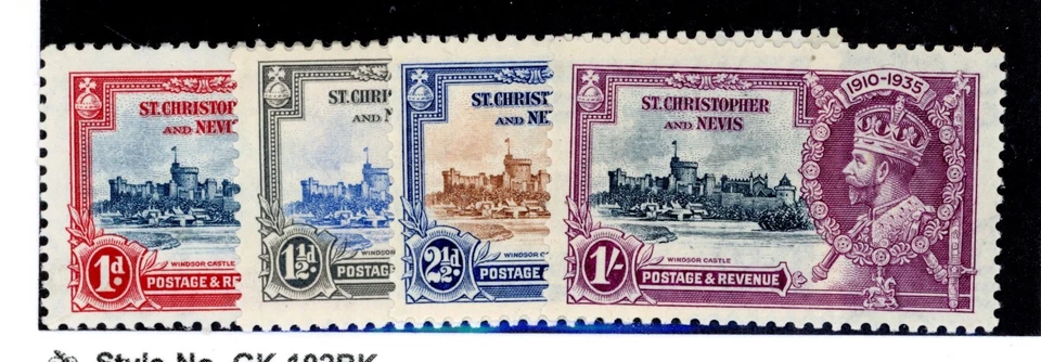 ST. KITTS/NEVIS--Complete Set Scott #72-#75 - Image 1 of 1