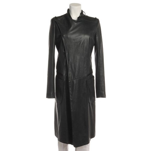 Cappotto di pelle Balenciaga grigio 42 FR 44