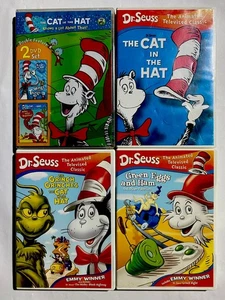 Dr. Seuss 5 DVD Lot The Cat In The Hat, Green Eggs And Ham And Other Classics - Picture 1 of 13