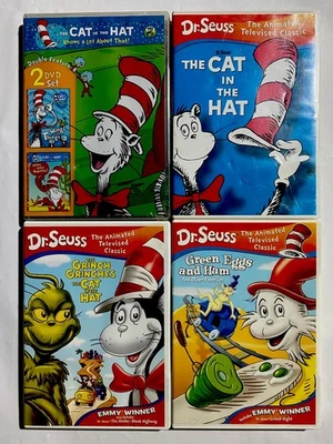Dr. Seuss 5 DVD Lot The Cat In The Hat, Green Eggs And Ham And Other Classics - Image 1 of 4
