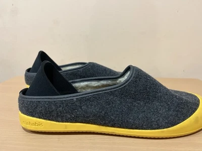 Mahabis Classic Slippers Gray Yellow Slip On Shoes Size 10.5 mens | 12.5 Womens - Image 1 of 4