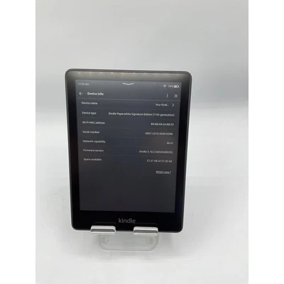 Kindle Paperwhite Signature Edition, 11ª Geração, 32GB, Preto - Imagem 1 de 4