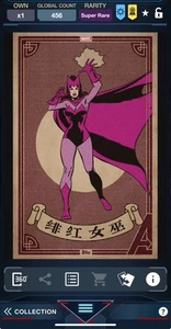 Marvel Collect - ATW Scarlet Witch AWARD Super Rare *DIGITAL - Picture 1 of 2