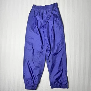L.L. Bean Kid Rain Pants Size 10 Year Old Waterproof Hiking Outdoor Pull On Blue - Picture 1 of 14