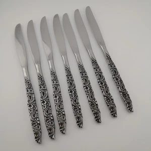 Oneida Northland SHANGRI LA Edelstahl Japan durchbohrt Silberbesteck Messer Menge 7 - Bild 1 von 11