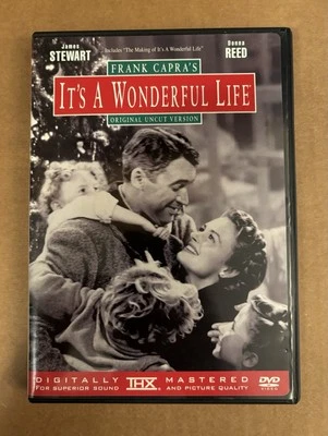 It's A Wonderful Life (1946) DVD, Original Uncut Version, THX, Christmas - Image 1 of 4