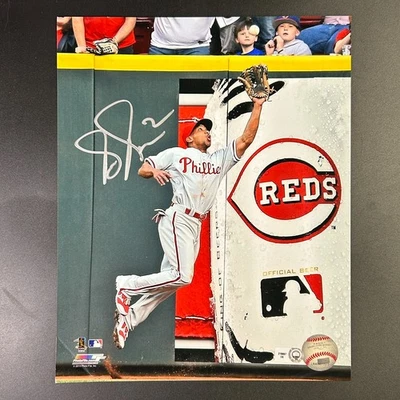 Foto autografiada en persona de Ben Revere Philadelphia Phillies 8x10 VER DESCRIPCIÓN Foto 1 de 4