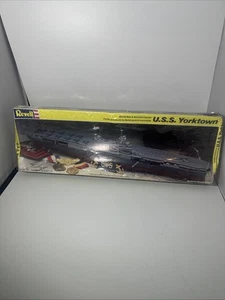 Revell USS Yorktown Aircraft Carrier Kit CV-5 #5224 New 1987 Skill Level 2 - Picture 1 of 2
