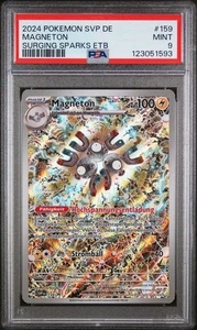 PSA 9  Pokemon Karte Magneton SVP 159 MINT Deutsch Stürmische Funken TTB 2024 - Bild 1 von 2