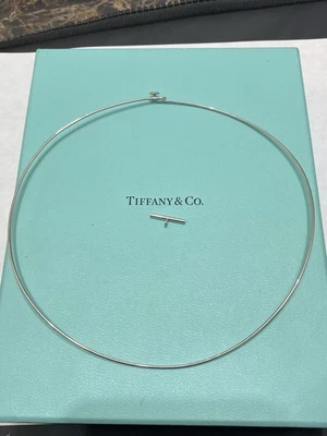 Collar chocker de alambre Tiffany & Co Platinum950 RARO Foto 1 de 4