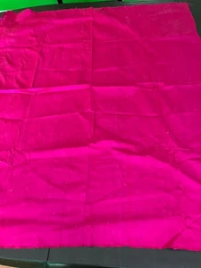 Vintage Hot Pink/Fuchsia Seide Stoff Panel - 44" x 36" - - Bild 1 von 6