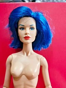 Muñeca FR Integrity Jason Wu1/6 escala muñeca de moda en caja pelo azul sin ropa - Imagen 1 de 8