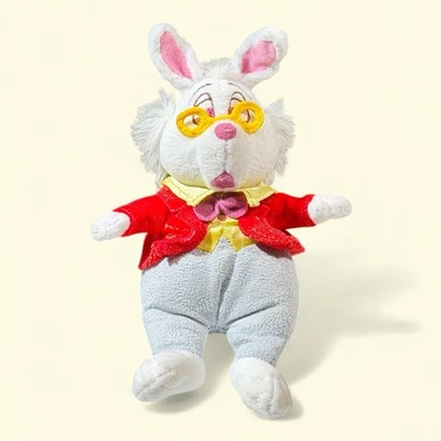 Disney Hoop Studio- Alice In Wonderland - The White Rabbit - plush  - Rare - Image 1 of 4
