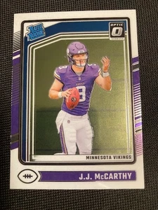 2024 Panini Donruss Optic JJ McCarthy #235 Rated Rookie RC QB Vikings 🔥🔥🔥 - Picture 1 of 1