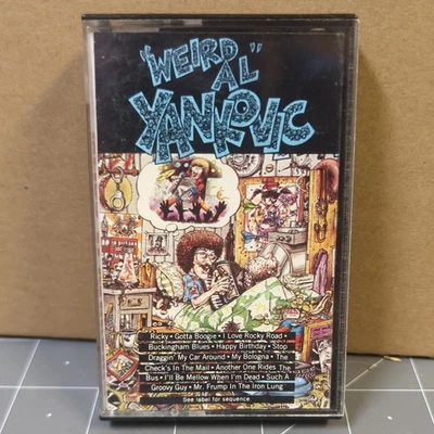 Странный Эл Янкович одноименный первый альбом кассетная лента стерео 1983 комедия - Изображение 1 из 4