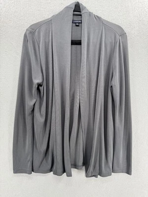 Lands’ End Cardigan Sweater Women's Size M 10/12 Open Minimalist Neutral Office - Image 1 of 4