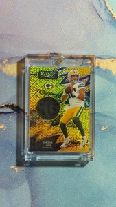 2024-25 Panini Select - Jordan Love, Packers Gold Mojo Sparks Memorabilia, /10 - Picture 1 of 2