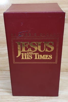 Reader’s Digest Jesus and His Times VHS Box Set Vol 1-3 w/ Guide Sealed - Image 1 of 4
