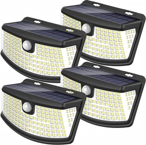 New Solar Motion Sensor Lights 120 Leds with Lights Reflector,270° Wide Angle, I - Picture 1 of 12