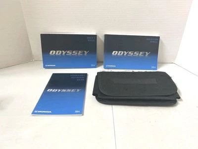 Honda Odyssey 2014 conjunto manual del propietario fabricante original con estuche envío gratuito  Foto 1 de 4