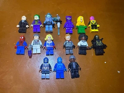 LEGO MARVEL And DC Minifigure Lot Avengers Joker Captain America Fury Lex - Image 1 of 4