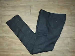 Mens Statement Italy Black Dress Pants 34R Excellent Condition 34x34 - Picture 1 of 8