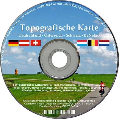Garmin DACH Topo Deutschland Österreich Schweiz NEU Karte DVD Navi D A CH - Bild 1 von 4