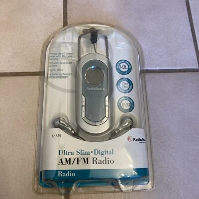 Radio Shack Pocket Radio 12-829 AM FM New Sealed Vintage - Image 1 of 4