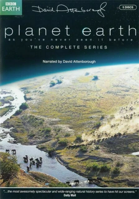 BBC Planet Earth The Complete Series DVD  5-Disc Set Box Set David Attenborough - Image 1 of 1