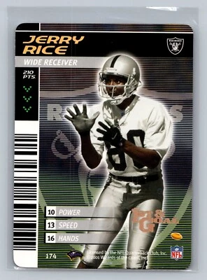 2002 NFL Showdown JERRY RICE Oakland Raiders FOIL Card Rare - Image 1 of 2