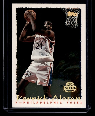 Derrick Alston Spectralight Parallel Topps 1994-95 Card #332 Sixers 76ers - Image 1 of 2