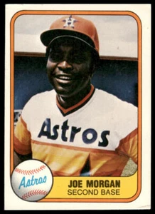 1981 Fleer #78 Joe Morgan Houston Astros Baseball - Picture 1 of 2