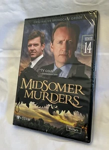 Midsomer Murders Series 14 New DVD UK broadcast 4 Discs Mystery Crime England - Picture 1 of 6