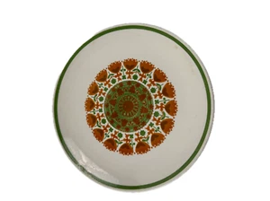 Vintage MCM Teller orange grün 70er Design Cavalier Ironstone China - Bild 1 von 14