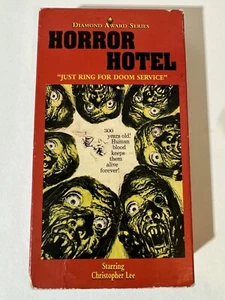 Horror Hotel (VHS, 1996) Collectors Edition Just Ring For Doom Service Horror - Picture 1 of 6