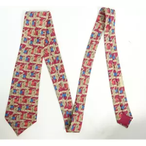 Mint Auth Hermes Horses 100% Twill Silk Men's Necktie Tie 7368 PA - Picture 1 of 6