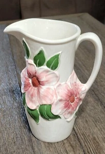 Vintage Holland Company Ceramic Floral Pitcher/Vase Kaisler's Studio 1965 - Picture 1 of 5