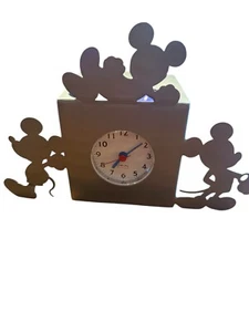 Disney Mickey & Minnie Metal Analog Cutout Clock by Michael Graves - Picture 1 of 5