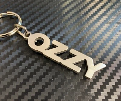 OZZY Keyring Keychain Key Fob Stainless Steel Name Gift - Image 1 of 3