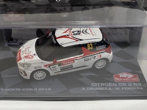 Citroen DS3 R3 Crugnola 2013 Rally Montecarlo 1:43 Ixo Altaya Diecast - Picture 1 of 1