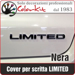Cover adesivo per scritta LIMITED Jeep NERO - 001550 Colorkit - Imagen 1 de 4