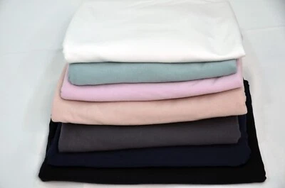 100% Washed Cotton Jersey T Shirt Fabric | 68/70" | Soft Vintage Cotton Jersey | - Image 1 of 4