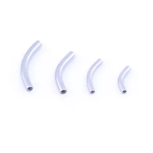 Steel Internally Threaded Curved Barbell Banana Bar Blank - Picture 1 of 13